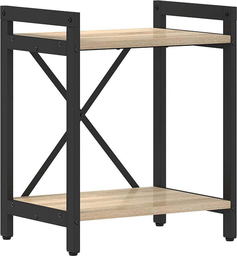 VidaXL Boekenkast Sonoma eiken 40 x 30 x 48.5 cm Bewerkt hout