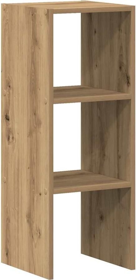 VidaXL Boekenkast Stapelbaar 30x30x80 cm Eiken