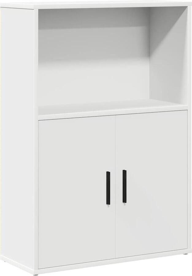 VidaXL Boekenkast Wit Stijlvol en Praktisch Boekenkast Boekenkasten Boekenplank Opbergkast