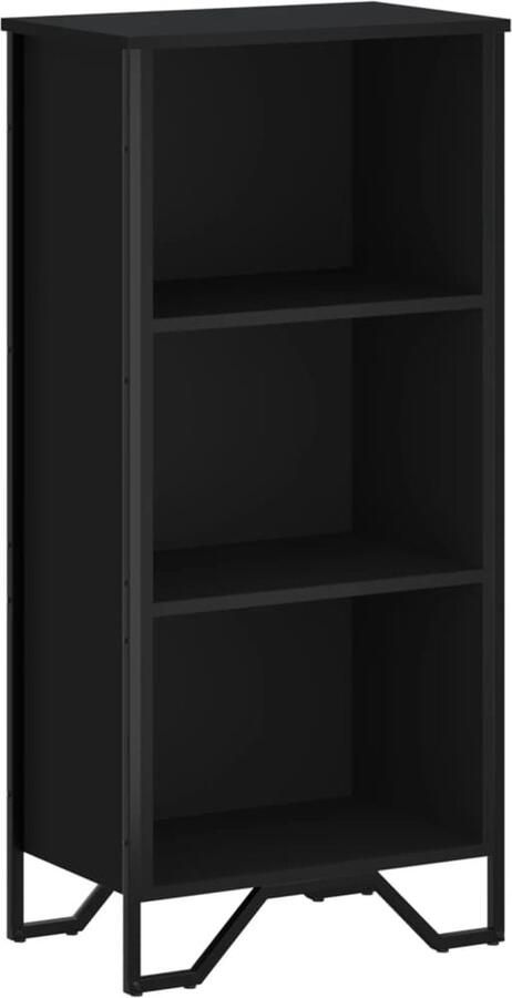 VidaXL Boekenkast 50x31x106 cm bewerkt hout zwart