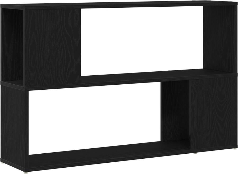 VidaXL Entertainmentcentrum Zwart 100 x 24 x 63 cm Bewerkt hout