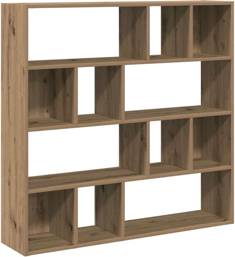 VidaXL Boekenkast kamerscherm 105x24x102 cm artisanaal eikenkleur