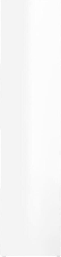 VidaXL -Boekenkast kamerscherm-105x24x102-cm-hoogglans-wit - Foto 2