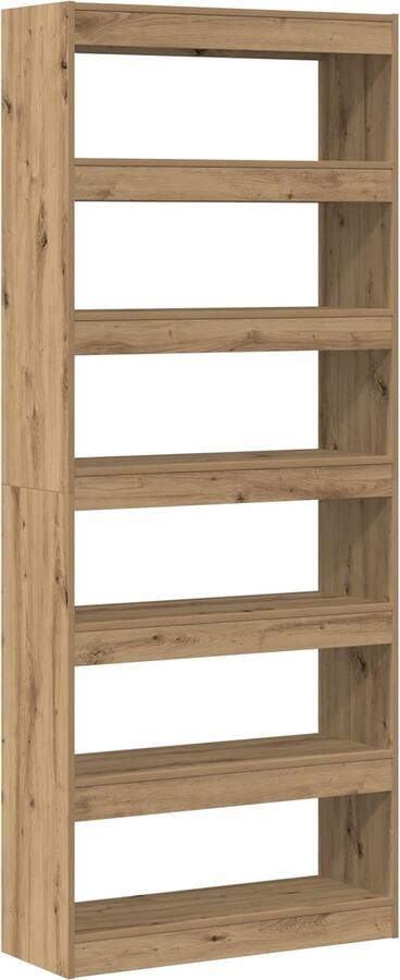 VidaXL Artisan Eiken Boekenplank Artisan Eiken Gefabriceerd Hout