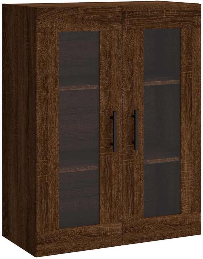 VidaXL -Hangkast-69 5x34x90-cm-bruineikenkleurig - Foto 4