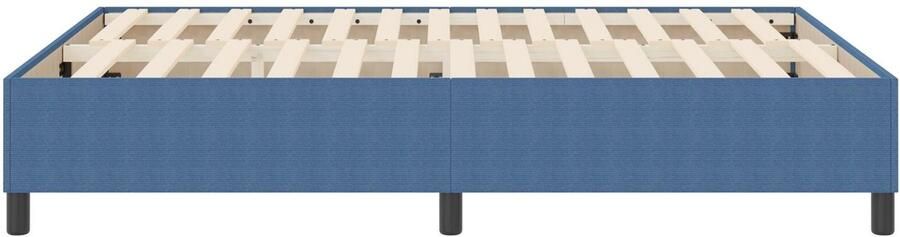 VidaXL Bedframe Blauw Bewerkt hout 140 x 200 cm Duurzaam - Foto 3