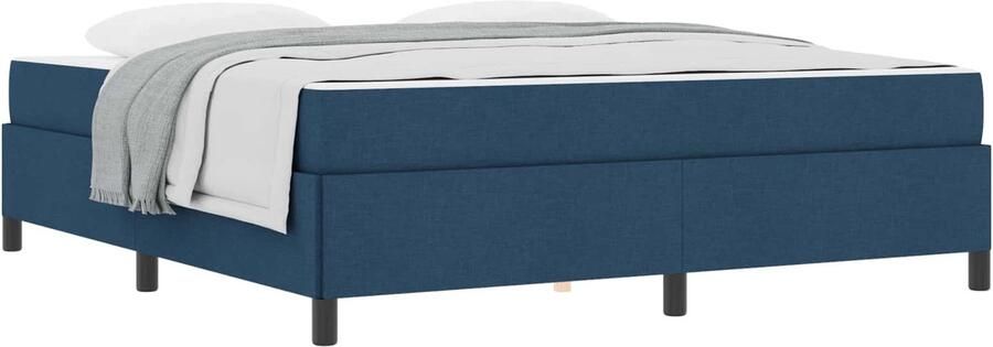 VidaXL Boxspring bed Lichtgrijs Zwart 180 x 200 cm - Foto 2