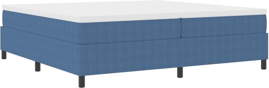 VidaXL Bed Frame Blauw Hout 200 x 200 cm Strak Platform Bed Frame - Foto 3