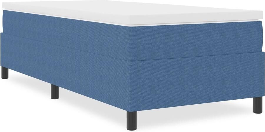 VidaXL Bedframe Blauw Bewerkt hout 80 x 200 cm Platformbedframe - Foto 2