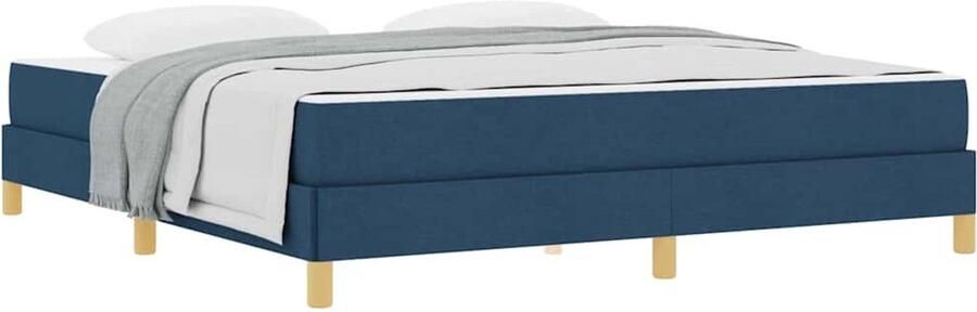 VidaXL Boxspring bed Taupe Bruin 180 x 200 cm Stof Geengineerd Hout