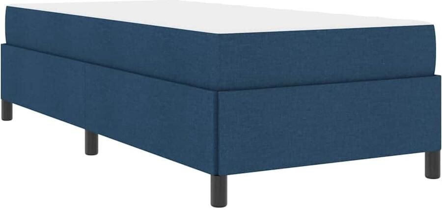 VidaXL Boxspring bed Lichtgrijs Zwart 100 x 200 cm - Foto 2