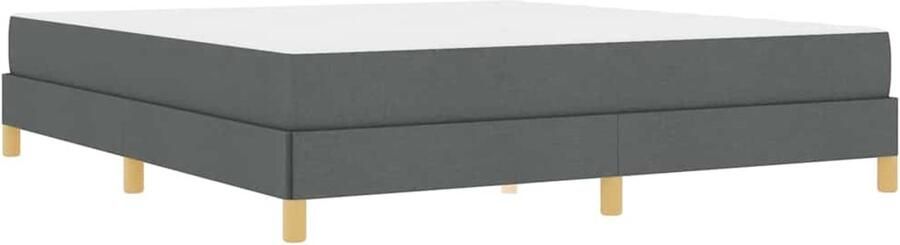 VidaXL Boxspring bed Taupe Bruin 180 x 200 cm Stof Geengineerd Hout - Foto 2