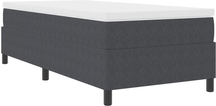 VidaXL Donkergrijs Hout 90 x 190 cm Duurzaam Bedframe Rechthoekig