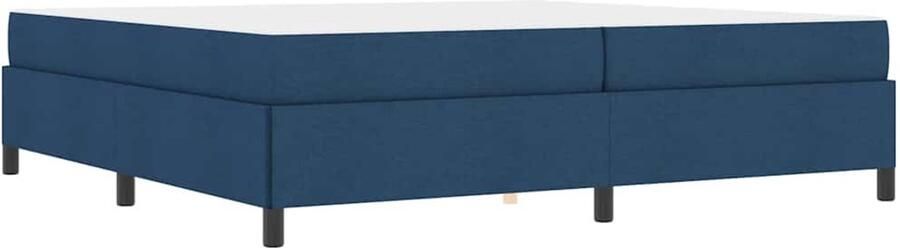 VidaXL Boxspring bed Lichtgrijs Zwart 200 x 200 cm - Foto 2