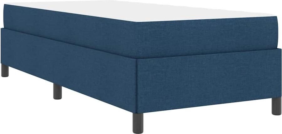 VidaXL Boxspring bed Lichtgrijs Zwart 90 x 200 cm