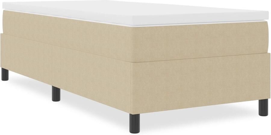 VidaXL Bedframe Lichtgroen Grijs Bewerkt hout 100 x 200 cm Eenvoudig - Foto 2