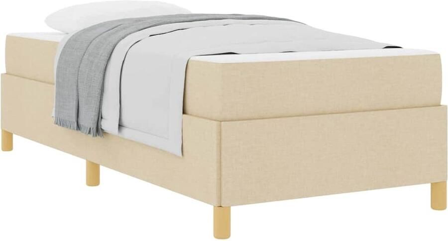 VidaXL Boxspring bed met matras 80 x 200 cm Stof