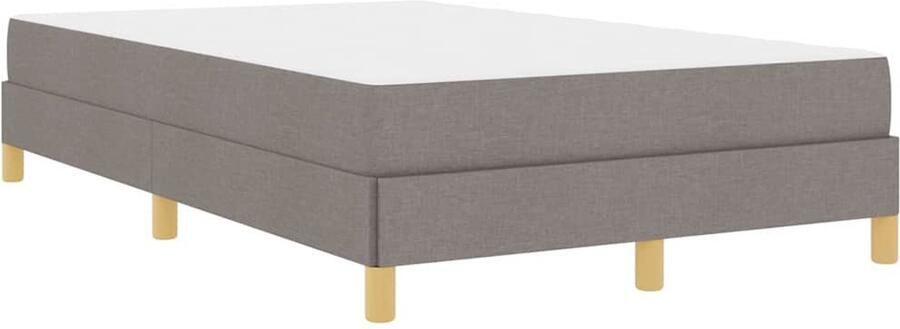 VidaXL Boxspring bed Taupe en Bruin 120 x 190 cm - Foto 2