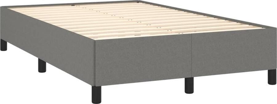 Vida XL Boxspring met matras stof donkergrijs 120x190 cm SKU: V3270377 - Foto 3