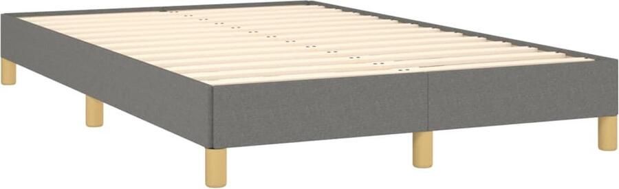 Vida XL Boxspring met matras stof donkergrijs 120x190 cm SKU: V3269658 - Foto 3