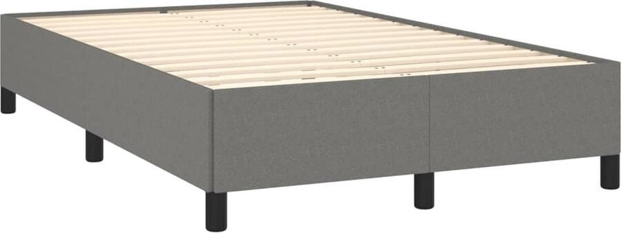 Vida XL Boxspring met matras stof donkergrijs 120x190 cm SKU: V3269903 - Foto 4