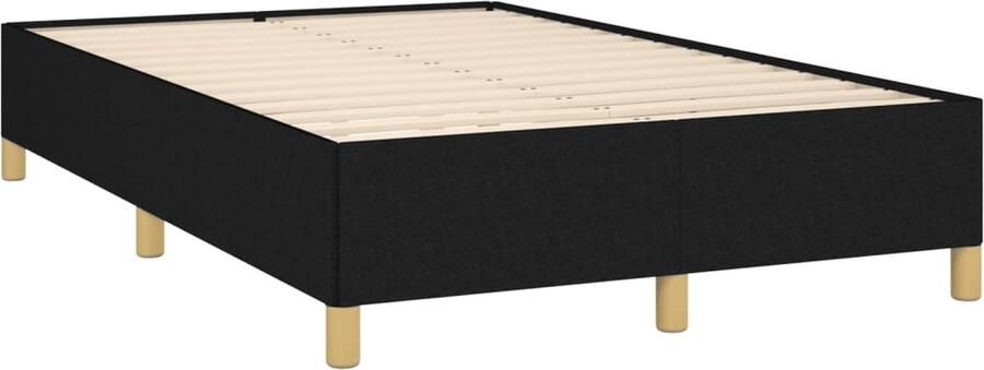 Vida XL Boxspring met matras stof zwart 120x190 cm SKU: V3270427 - Foto 3