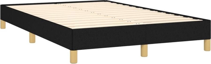 Vida XL Boxspring met matras stof zwart 120x190 cm SKU: V3269666 - Foto 3