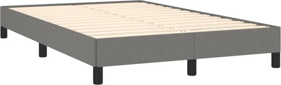 Vida XL Boxspring met matras stof zwart 120x190 cm SKU: V3269666 - Foto 3