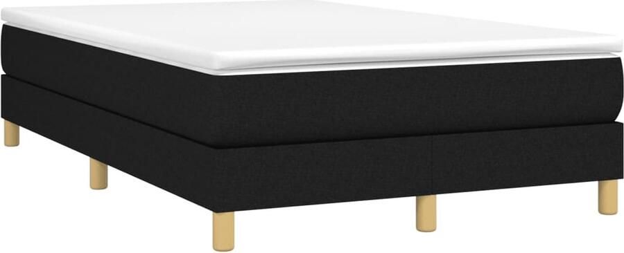 Vida XL Boxspring met matras stof zwart 120x190 cm SKU: V3269666 - Foto 2