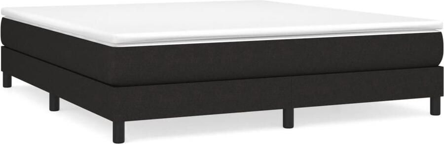 Vida XL Boxspring met matras stof zwart 180x200 cm SKU: V3144193 - Foto 3