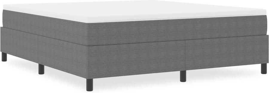 VidaXL Lichtgrijs Hout 180 x 200 cm Platform Bedframe Rechthoekig - Foto 3