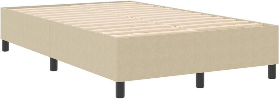 VidaXL Bedframe Lichtgrijs Bewerkt hout 120 x 200 cm Modern Bedframe - Foto 2