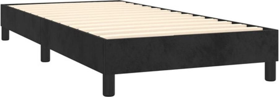 VidaXL Boxspringbedframe fluweel zwart 90x200 cm - Foto 3