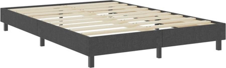 VidaXL -Boxspringframe-stof-grijs-160x200-cm - Foto 2