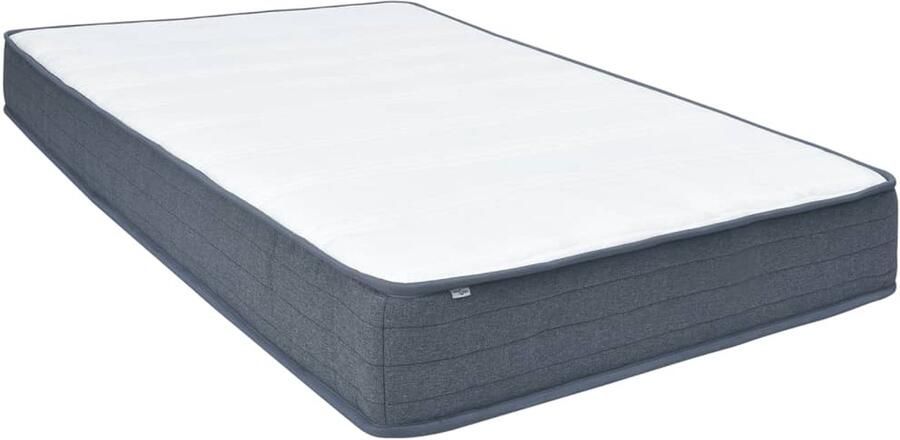 VidaXL Boxspringmatras 190x140 cm Comfortabel Wit Boxspringmatras Boxspringmatrassen Matras Voor Boxspring