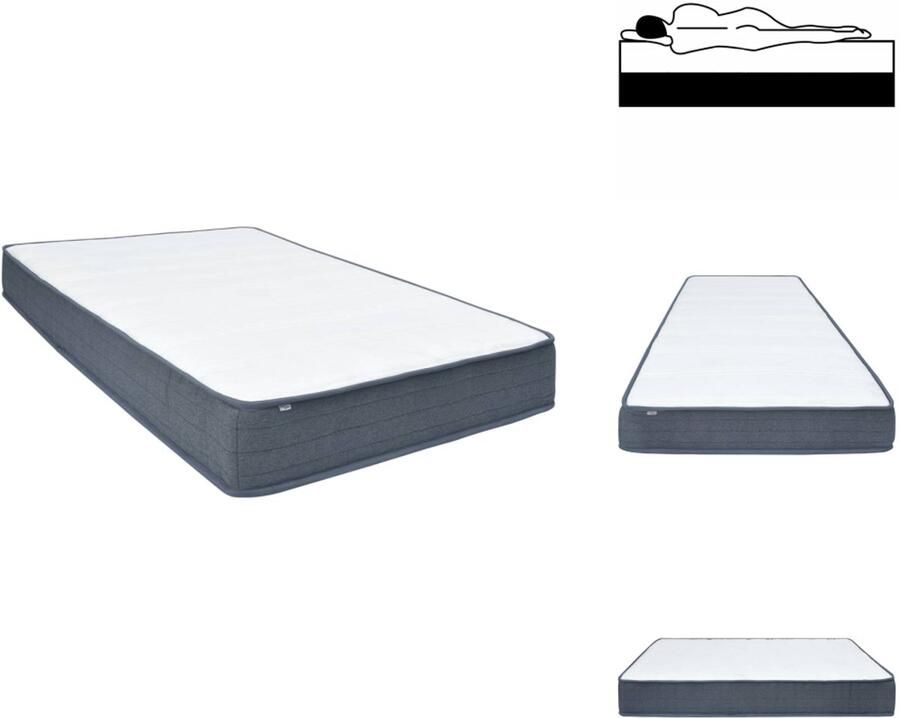 VidaXL Boxspringmatras Boxspringmatrassen Matras Voor Boxspring Boxspringmatras 190x140x20 cm stof