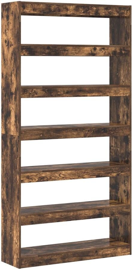 VidaXL Bruine Boekenkast Bruin Geengineerd hout 100 x 30 x 198 cm