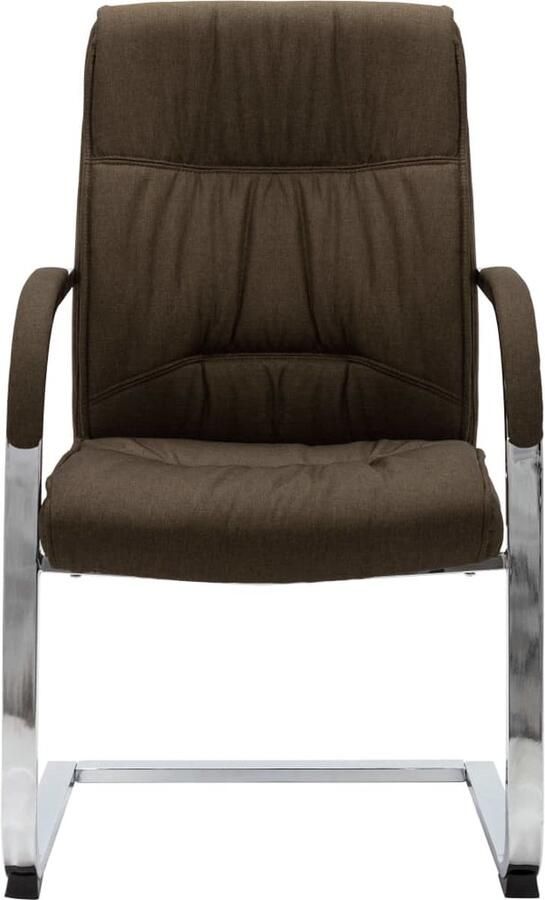 VidaXL Bruine Kantoorstoel Comfort en Stijl Kantoorstoel Bureaustool Ergonomische Stoel Bruine Stoel Kantoormeubilair Werkkamer Meubels