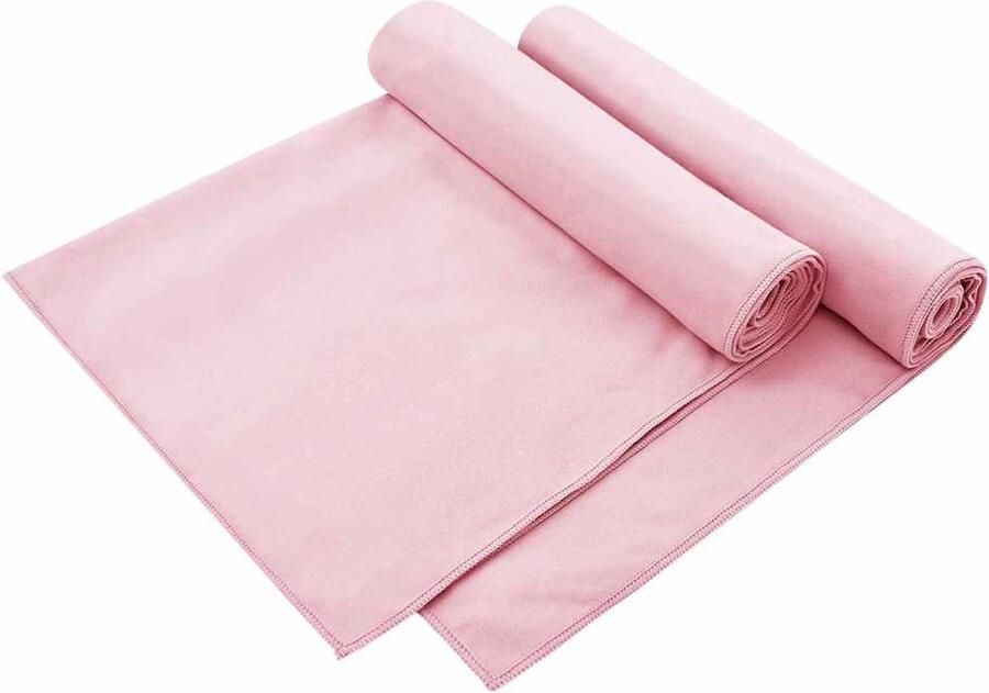 VidaXL Buiten Stoel Handdoeken 2 pcs Roze 130 x 60 cm