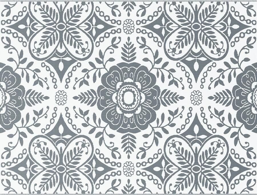 VidaXL Buitenkleed 'ARAKIL'Lichtgrijs 300 x 400 cm PP