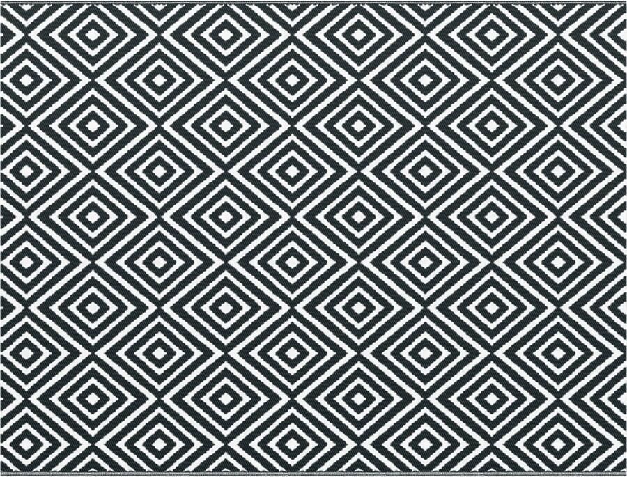 VidaXL Buitenkleed 'ARAKIL'Zwart 300x400 cm PP