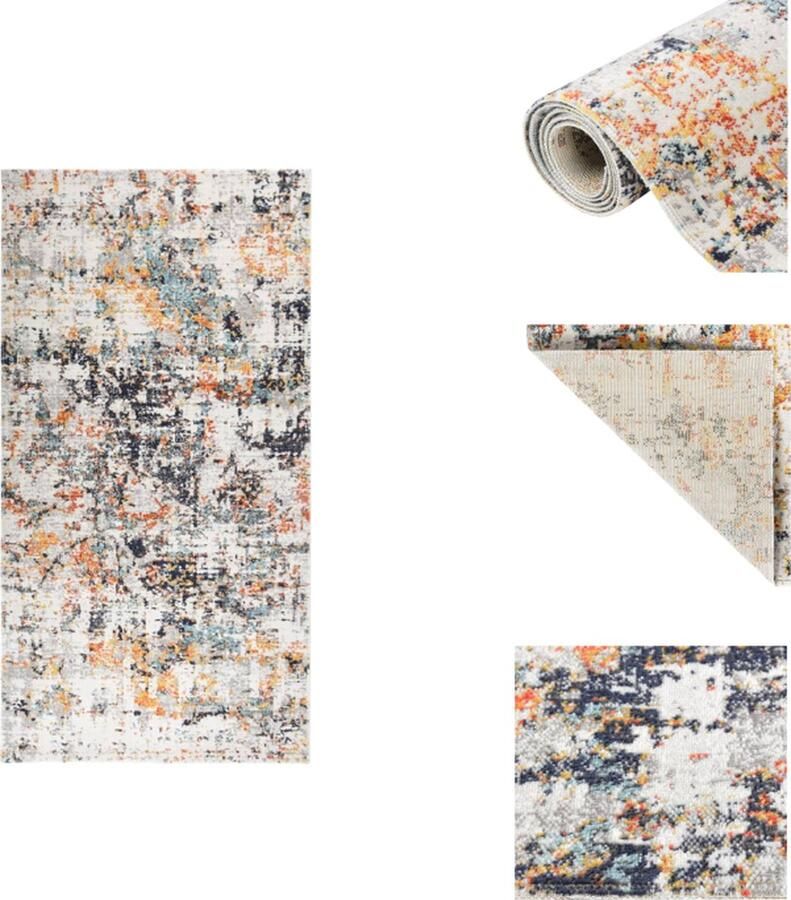 VidaXL Buitenkleed Buitenkleden Terras Vloerkleed Balkon Vloerkleed Buitenkleed platgeweven 80x150 cm meerkleurig