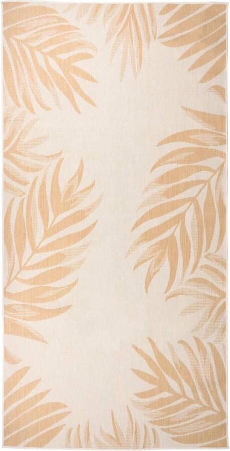 VidaXL Buitenkleed Geel 100x200 cm UV-bestendig Tuintapijten Outdoor Tapijt Patio Dekentjes Terrasdekentjes Zomertapet - Foto 2