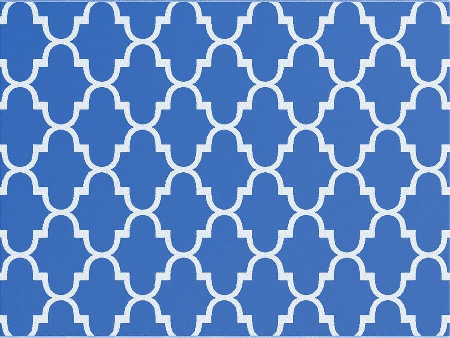 VidaXL Buiten Tapijt 'ARAKIL'Blauw 300 x 400 cm PP