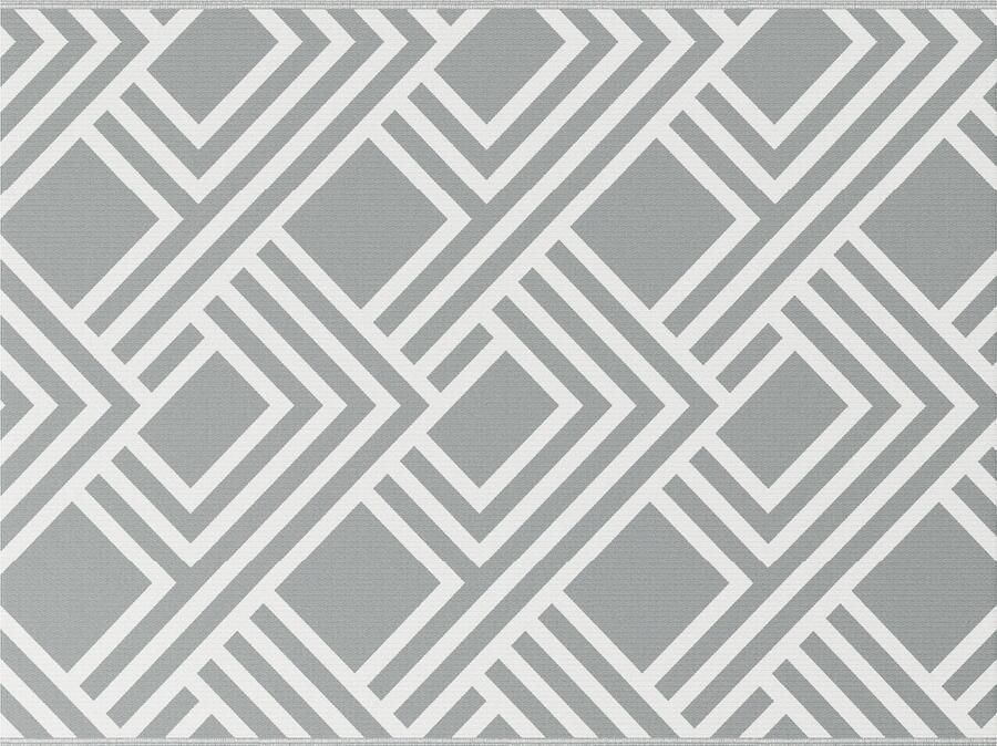 VidaXL BuitenTapijt 'ARAKIL'Grijs 300 x 400 cm PP