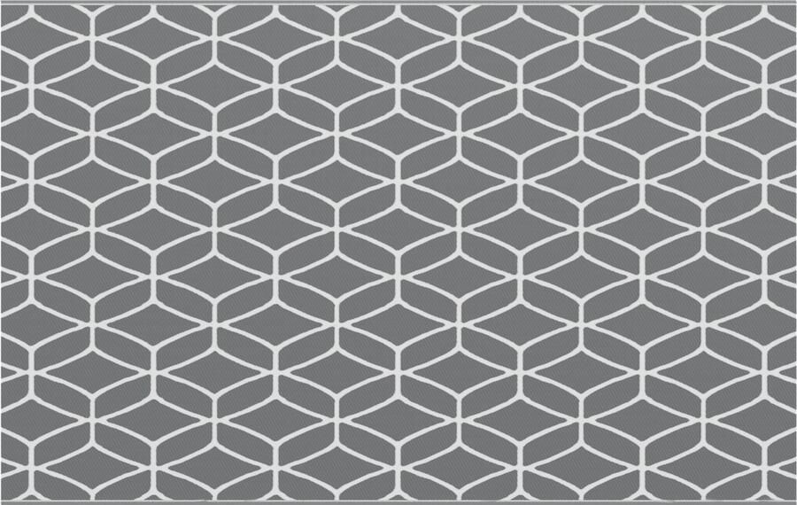 VidaXL Buitentapijt 'ARAKIL'Grijs 250 x 400 cm PP