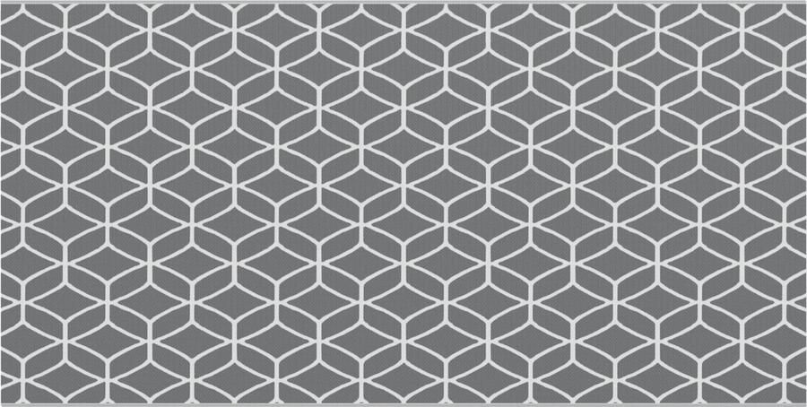 VidaXL Buitenkleed 'ARAKIL'Grijs 300 x 600 cm in PP