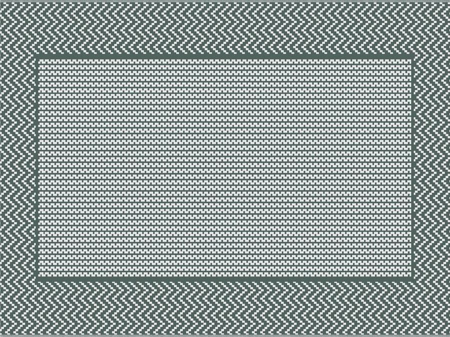 VidaXL Buiten Tapijt 'ARAKIL'Groen 300 x 400 cm PP