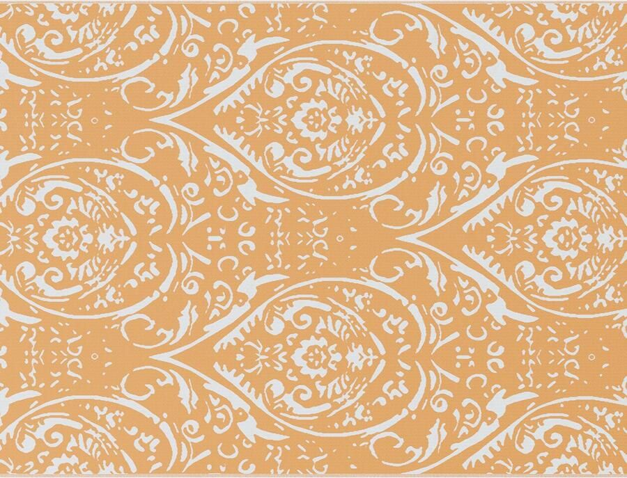 VidaXL Buitentapijt 'ARAKIL'Oranje en Wit 300x400 cm PP