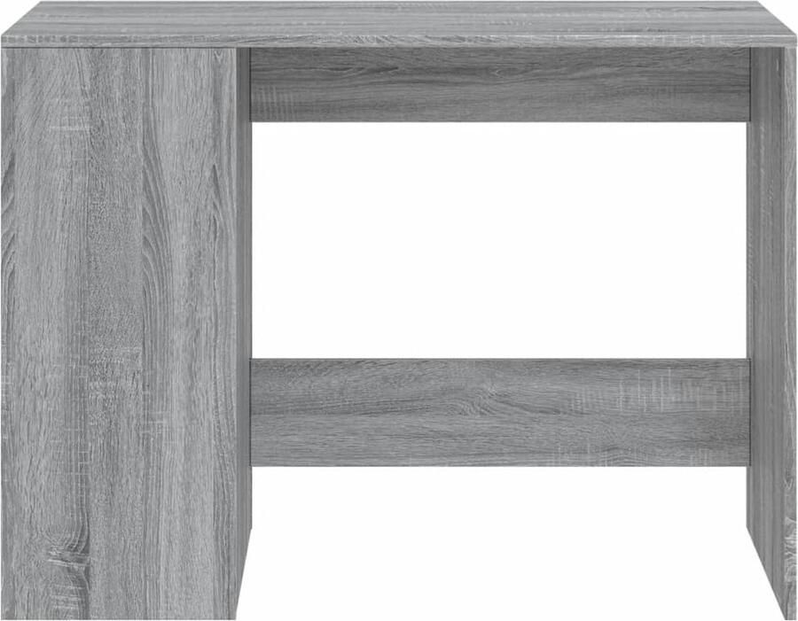 VidaXL -Bureau-102x50x75-cm-bewerkt-hout-grijs-sonoma-eikenkleurig - Foto 2